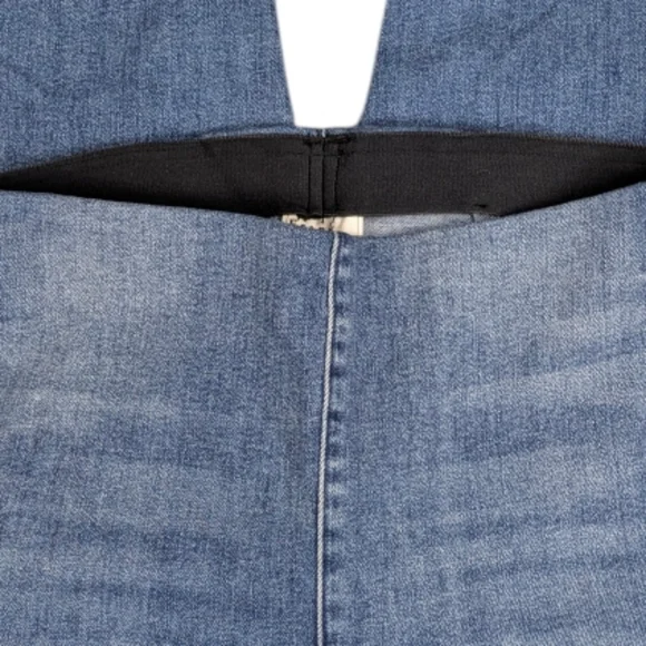 Frank & Eileen Derry Illusion Pull-On Jeans Size 28 Slim Straight Cropped J1823 - Picture 7 of 12